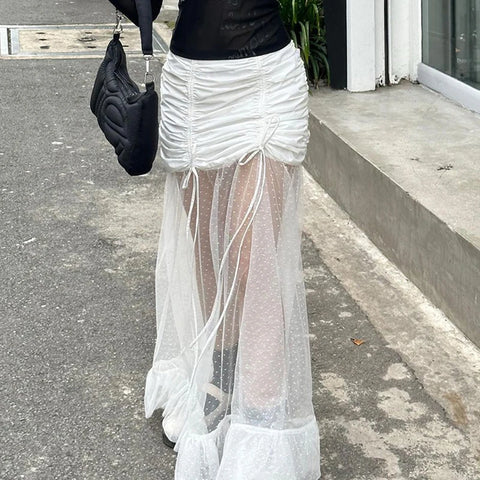 white-ruffles-folds-sexy-long-skirt-4