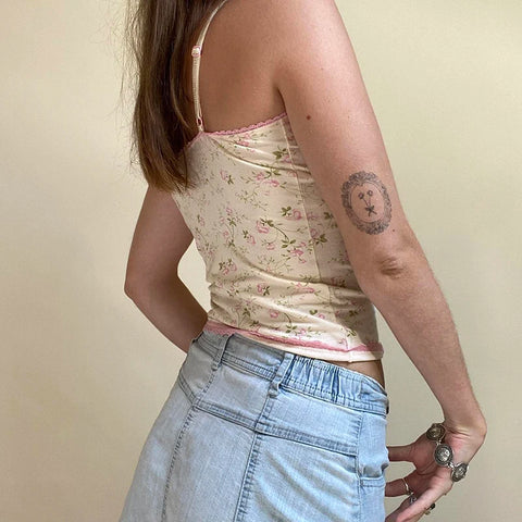 sweet-lace-trim-bow-flowers-printing-top-4