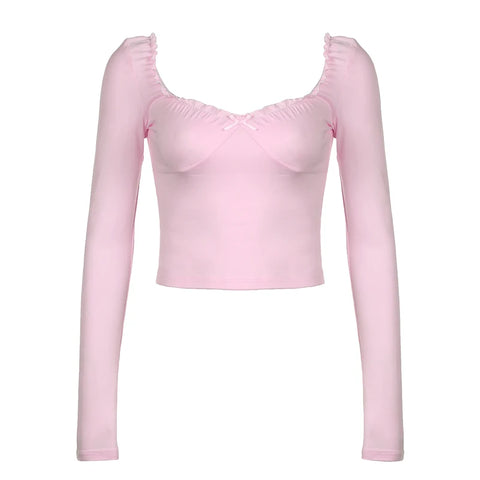 sweet-v-neck-bow-long-sleeves-crop-top-7