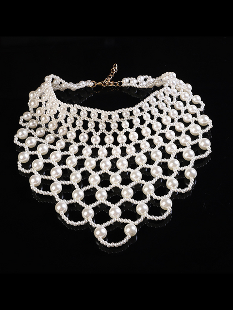 elegant-banquet-abs-pearl-shawl-necklace-women-clavicle-chain-hand-woven-retro-beaded-sweater-chain-wedding-dress-accessories-7