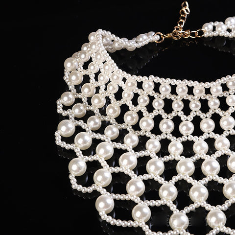 elegant-banquet-abs-pearl-shawl-necklace-women-clavicle-chain-hand-woven-retro-beaded-sweater-chain-wedding-dress-accessories-2