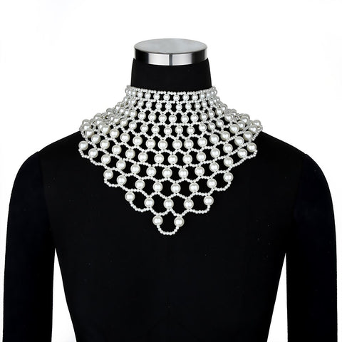 elegant-banquet-abs-pearl-shawl-necklace-women-clavicle-chain-hand-woven-retro-beaded-sweater-chain-wedding-dress-accessories-4