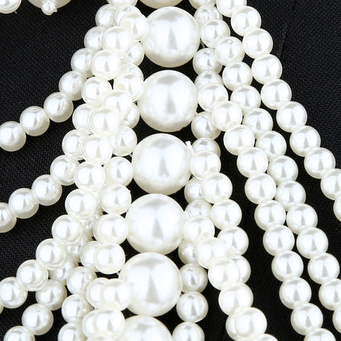 Joyería ajustable de los collares de la cadena del cuerpo de la perla
