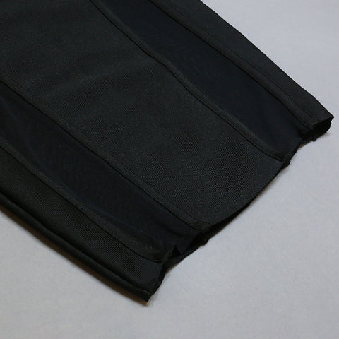 black-skinny-sexy-mesh-see-through-halter-bandage-dress-9