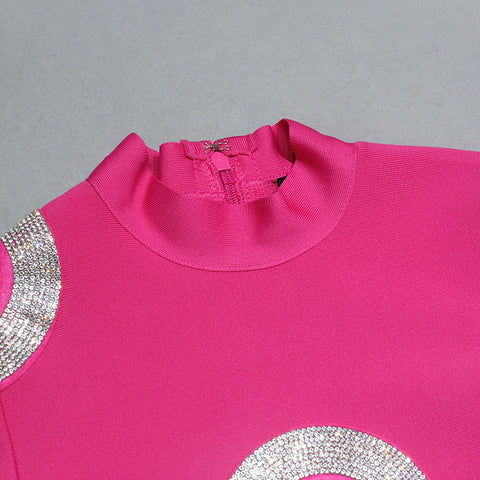 rose-red-long-sleeve-slim-fit-sexy-bandage-dress-7