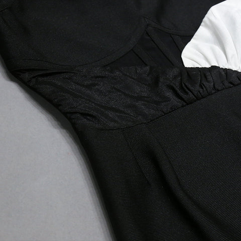 black-and-white-sexy-slim-puffy-sleeve-bandage-off-shoulder-dress-9