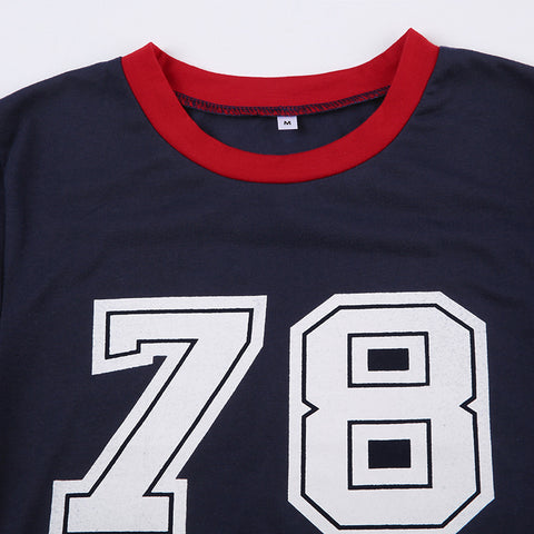 blue-print-letter-round-neck-short-sleeve-casual-top-5