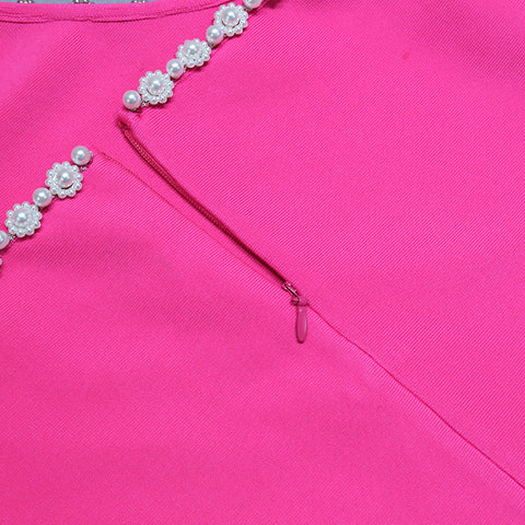pink-pearl-sexy-cross-neck-waist-bandage-skinny-dress-11