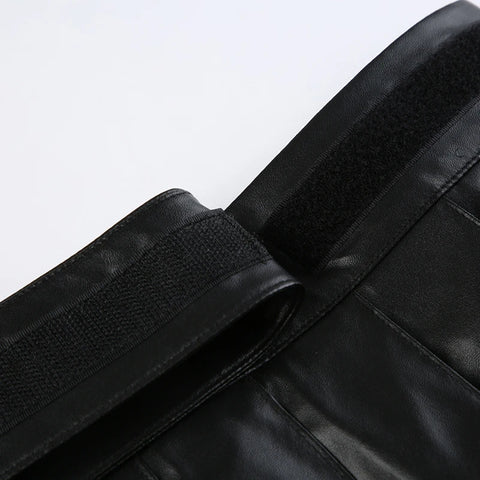 gothic-pu-leather-metal-ring-pleated-skirt-9