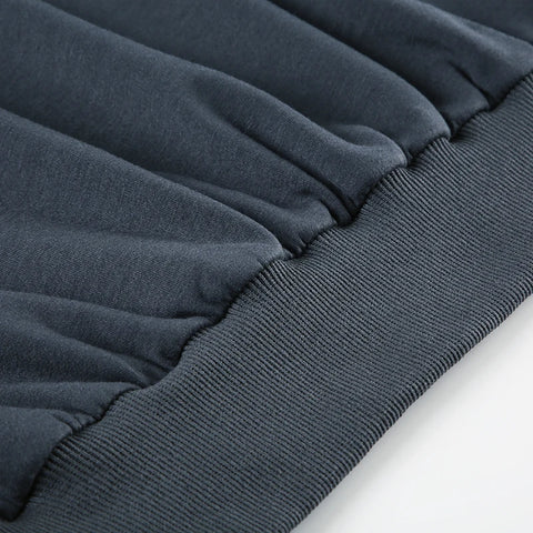 Casual Skew Neck Pullover Top