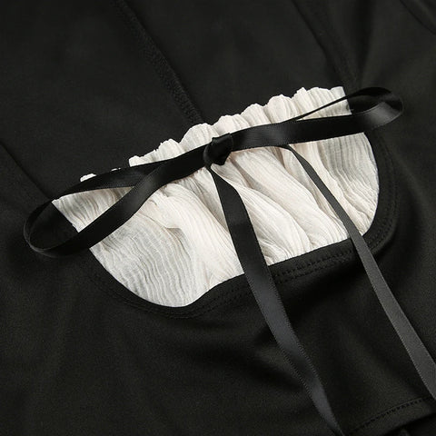 black-ruffles-patchwork-tie-up-mini-dress-7