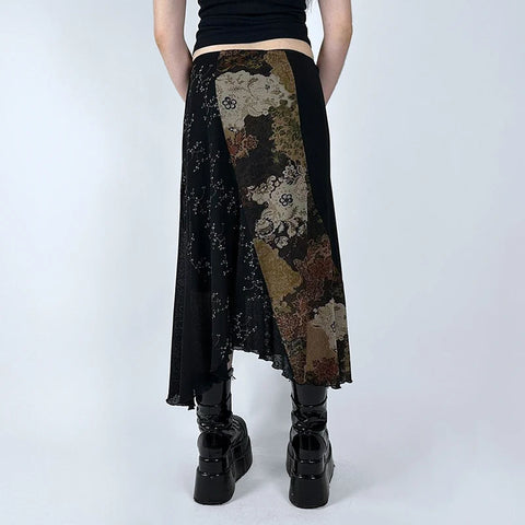 boho-asymmetrical-lace-patchwork-printed-maxi-skirt-3