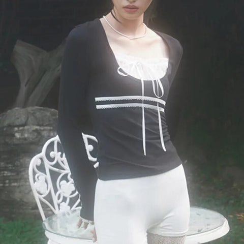 sweet-black-lace-patched-bow-top-3