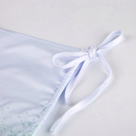 Asymmetrical Side Split Tie Dye Long Dress-7