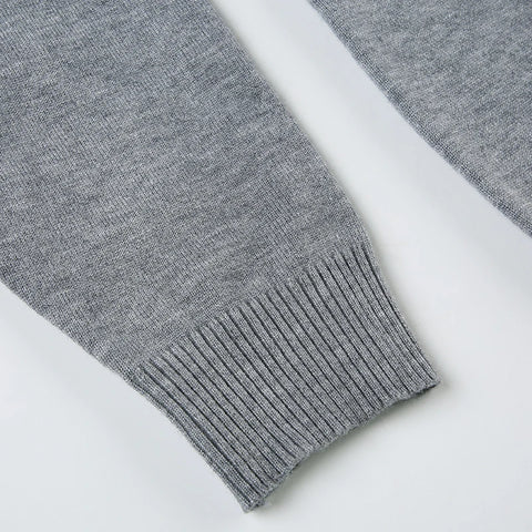 Casual Bow Pattern Knitted Pullove Top