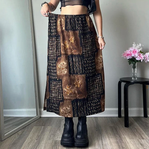 vintage-graphic-printing-high-waisted-long-skirt-3