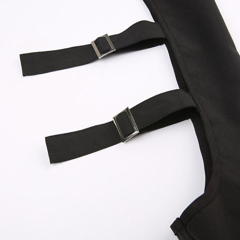 black-buckle-turtleneck-pullover-smock-zipper-top-7