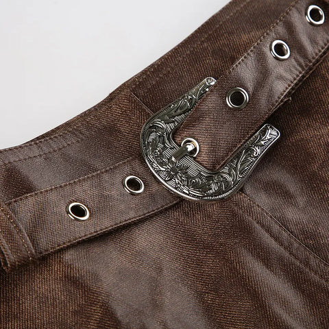 vintage-brown-tie-dye-leather-high-waist-skirt-7