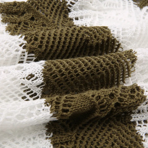 green-stripe-knitted-pullover-hollow-out-hole-ripped-sweater-9