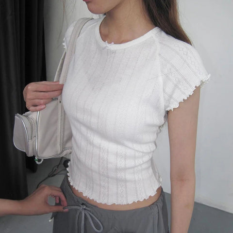cute-white-knitted-short-sleeve-crop-top-2