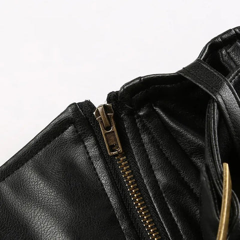 punk-strapless-belt-zipper-pu-leather-top-6