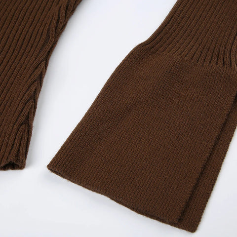vintage-brown-stripe-buckle-off-shoulder-sweater-7