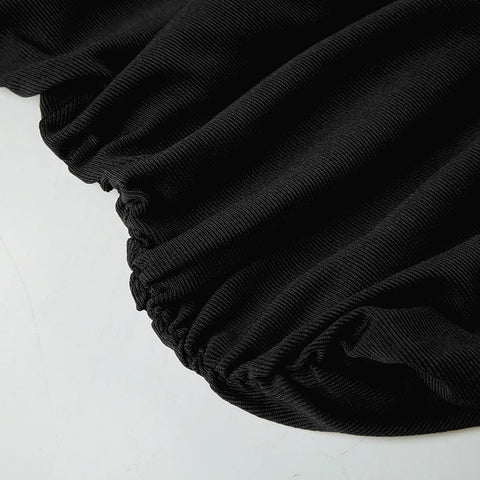 Elegant Black Off Shoulder Dress