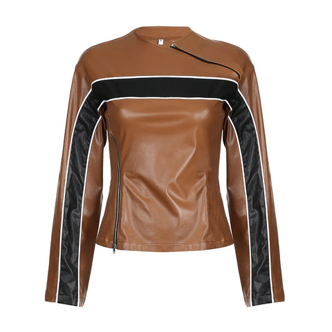 brown-zipper-stripe-patchwork-leather-jacket-4