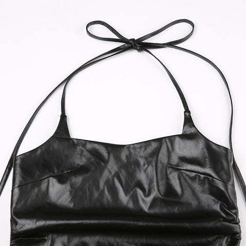 black-asymmetrical-halter-neck-leather-top-8