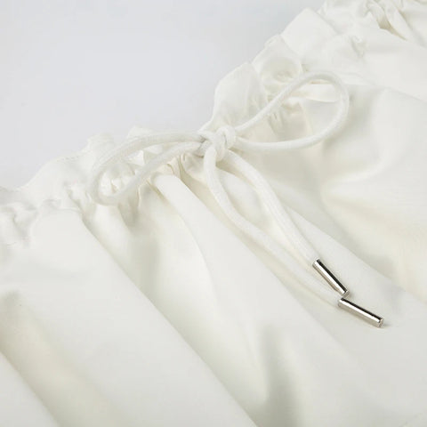 sweet-white-ruched-low-waist-short-skirt-8