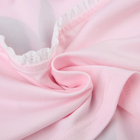 pink-lace-bow-rabbit-print-two-pieces-top-9