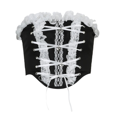 black-strapless-lace-spliced-short-top-3