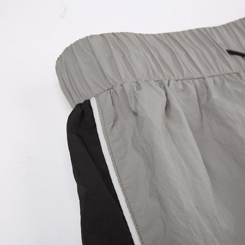 casual-tech-stripe-stitching-straight-pockets-loose-elastic-waist-long-skirt-5