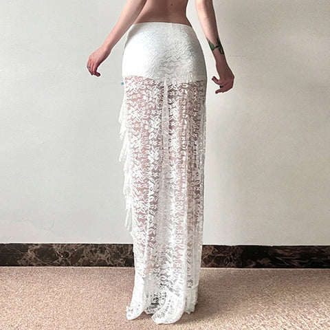 white-asymmetrical-lace-bow-ruffles-skirt-5