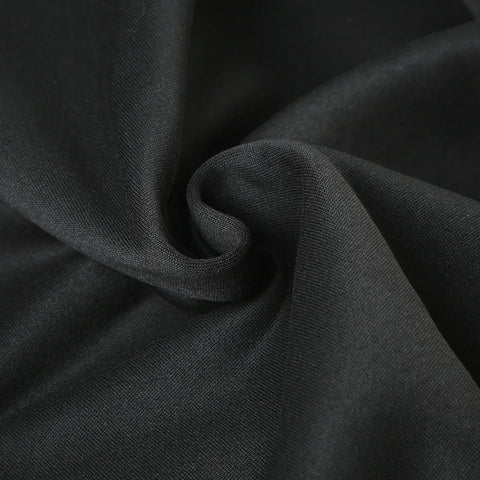 Gothic Star Rhinestone Zipper Up Coat