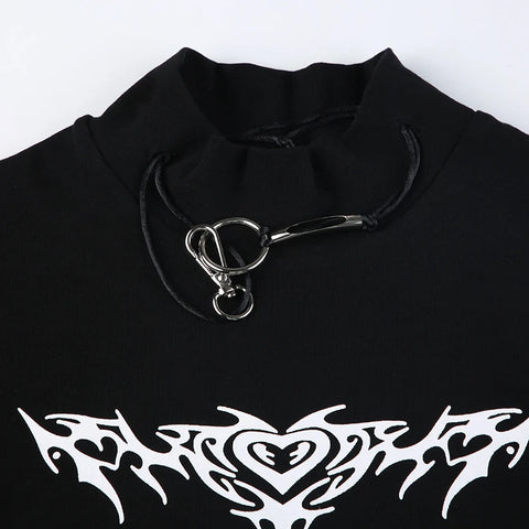 gothic-dark-print-skinny-turtleneck-cropped-top-5