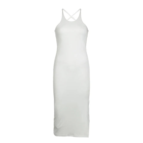 white-backless-sleeveless-side-split-dress-7
