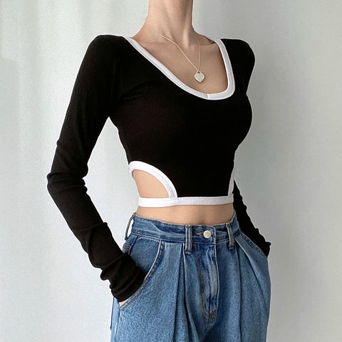 casual-stripe-stitch-skinny-crop-top-3