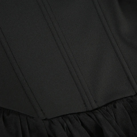 black-strapless-bow-ruffles-tiered-dress-10