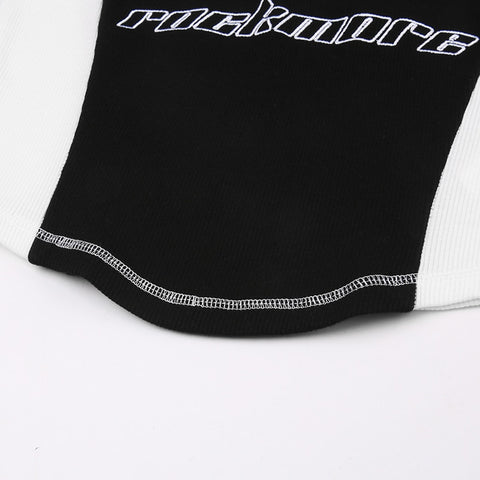 black-white-ribbed-knit-stitched-printed-zipper-top-6