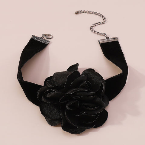 black-velvet-ribbon-big-flower-chokers-necklace-1