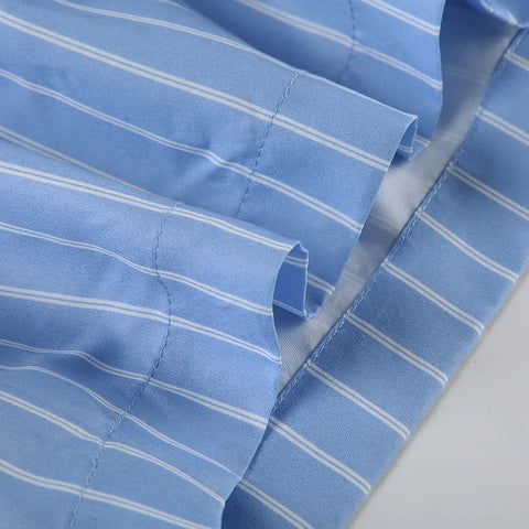 Casual Striped Long Sleeve Two Pieces Set