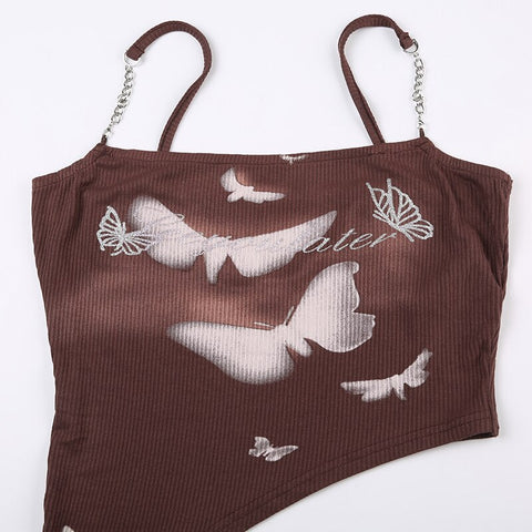 asymmetrical-brown-knit-chain-strap-slim-halter-sleeveless-top-5