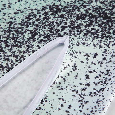 Asymmetrical Side Split Tie Dye Long Dress-9