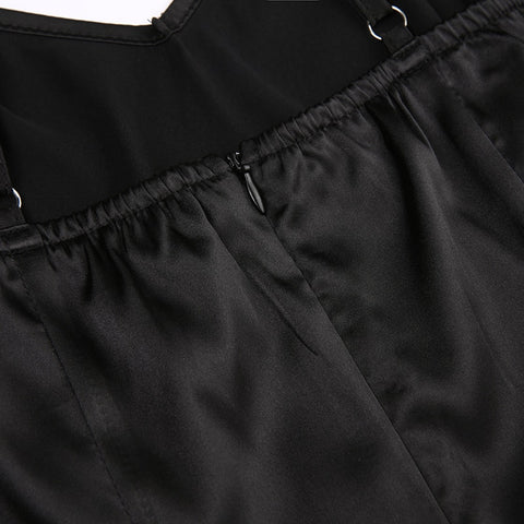 black-strap-folds-ruffles-double-layer-halter-mini-dress-8