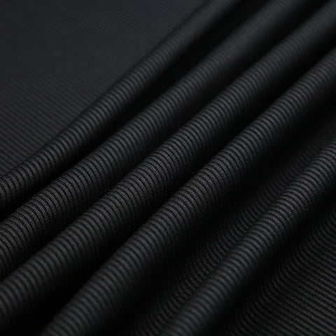 black-slim-lace-spliced-knit-long-dress-11
