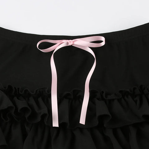 gothic-black-ruffles-bow-mini-skirt-5