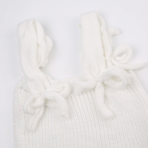 white-knitted-bow-slim-cute-see-through-sexy-top-3