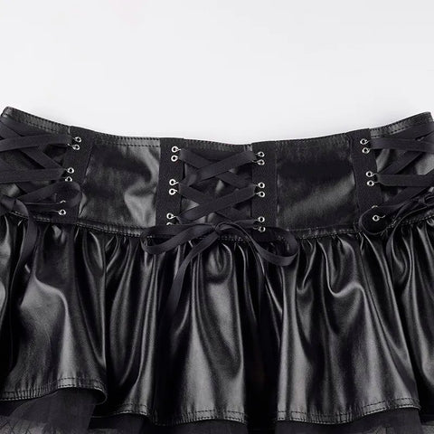 gothic-fishnet-spliced-leather-pleated-skirt-5