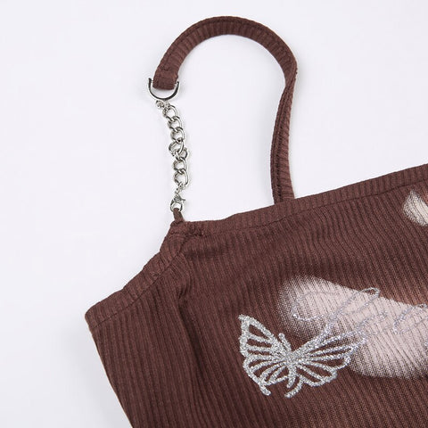 asymmetrical-brown-knit-chain-strap-slim-halter-sleeveless-top-7